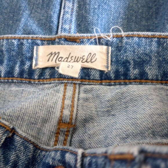 Madewell Denim Button Front Midi Jean Skirt - Picture 4 of 5